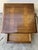 Wood 1960s Hekman Walnut End Table With Parquet Patterned Top and Two Lower Drawers and Brass Hardware For Sale - Image 7 of 7