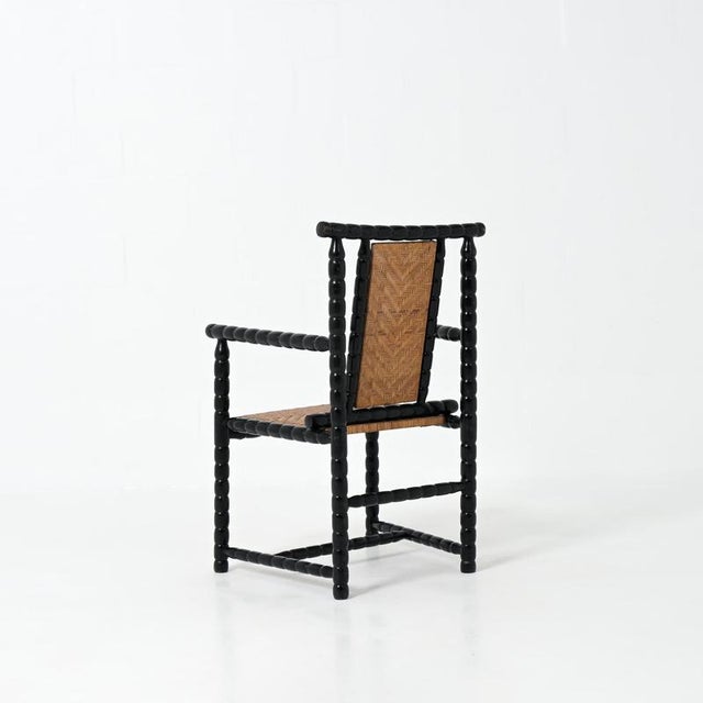 Brown Armchair by Josef Zotti, 1890s For Sale - Image 8 of 18