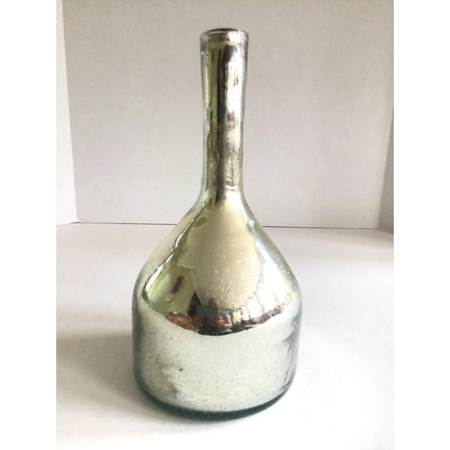 1940s Mercury Glass Jug Vase For Sale - Image 4 of 9