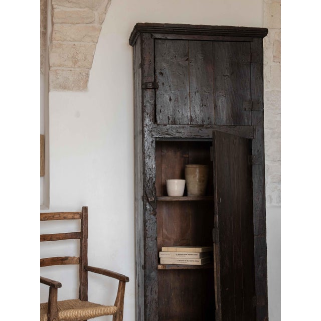 Antique Cabinet in Patina, 1890s For Sale - Image 4 of 12