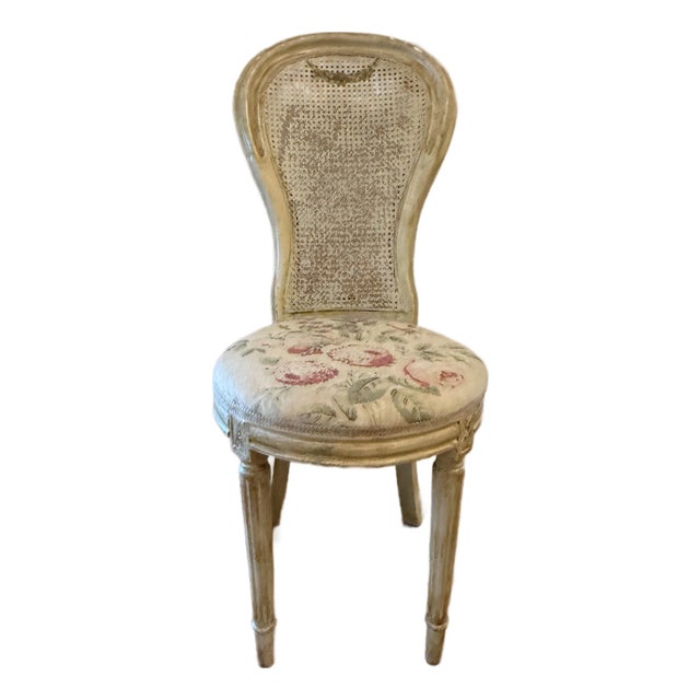Late 20th Century Louis XVI Accent Chair For Sale