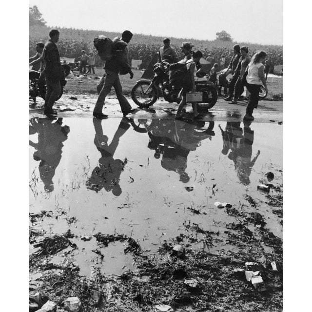 American (after) Fred Mcdarrah, Original Fred Mcdarrah Press Photograph 1960's Woodstock Music Festival Photo, 1969 For Sale - Image 3 of 5