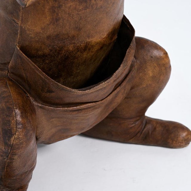 Leather Magazine Holder by Dimitri Omersa for Abercrombie & Fitch, 1960s For Sale - Image 17 of 18