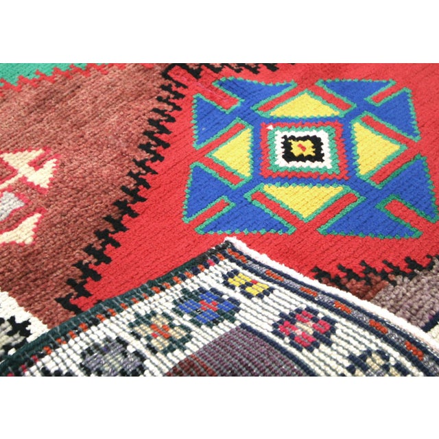 1960s Turkish Oushak Runner For Sale - Image 4 of 6