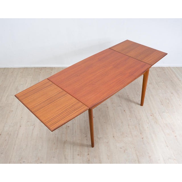 Wood Teak Dining Table by Grete Jalk for Glostrup, Denmark, 1960s For Sale - Image 7 of 14