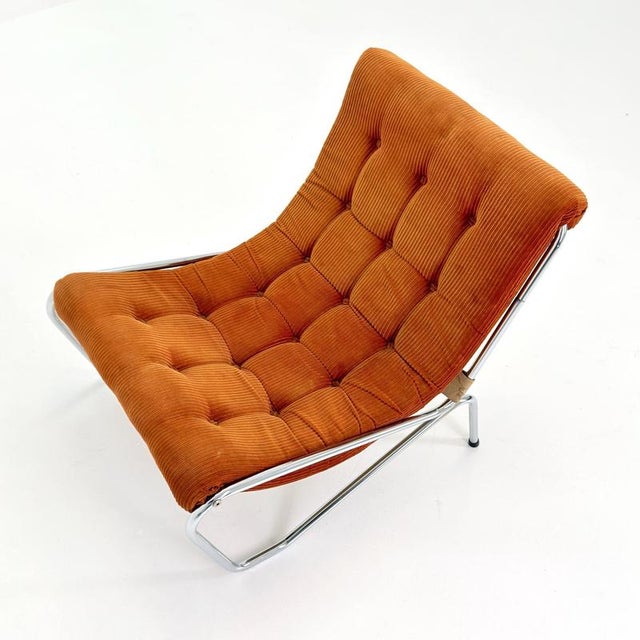 Mid-Century Modern Swedish Lounge Chair from EM Möbler, 1970s For Sale - Image 11 of 17