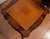 1930s 1930s Regency Flame Mahogany & Leather Top Pair of Side Tables / End Tables For Sale - Image 5 of 10