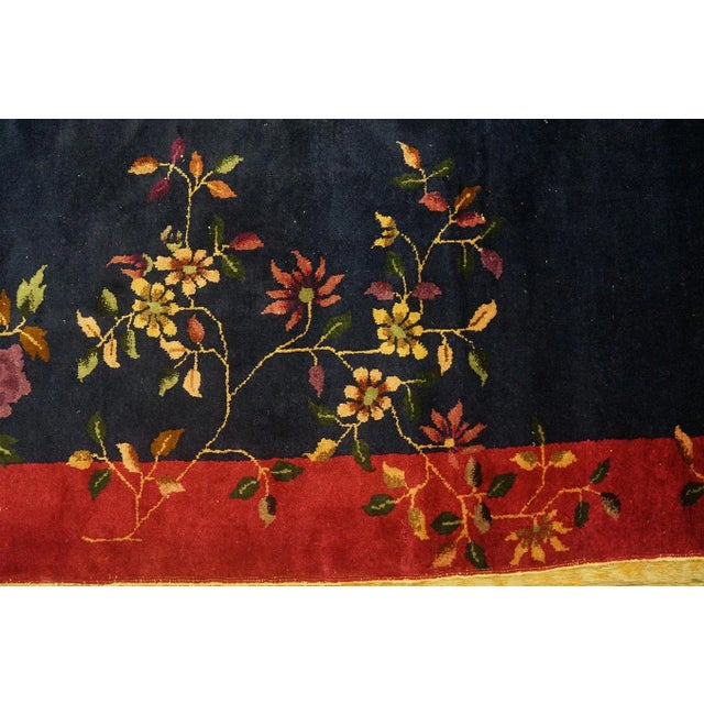Textile 1920s Chinese Art Deco Carpet For Sale - Image 7 of 12