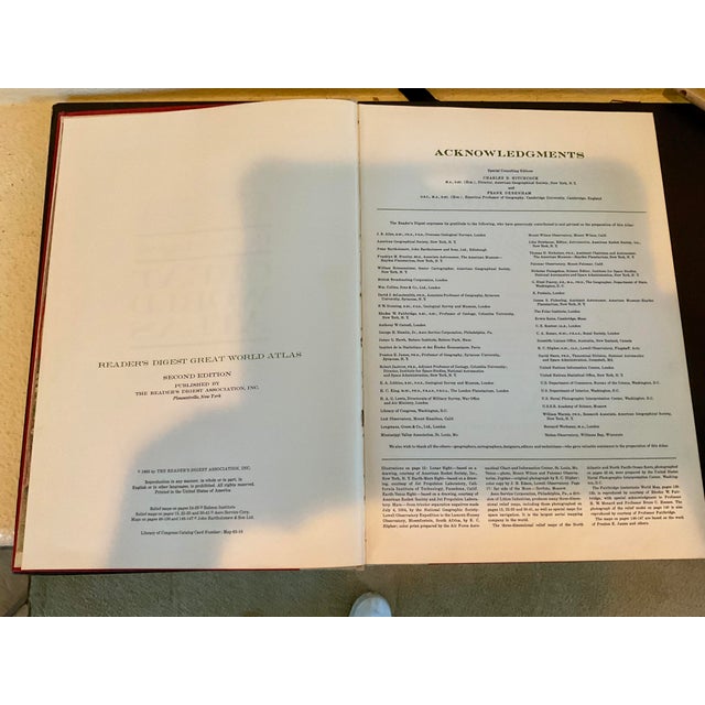 Red The Great World Atlas Circa 1963 For Sale - Image 8 of 10