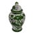 Mid 20th Century Andrea by Sadek Floral Hand Painted Ginger Jar For Sale