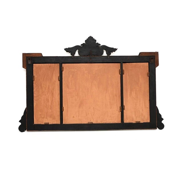 Large Antique Italian Venetian Etched Glass Mirror, 1900 For Sale - Image 10 of 12