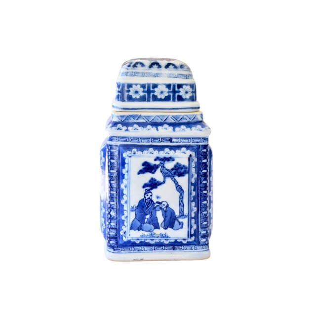 Chinese Yongzheng-Style Tea Canister For Sale - Image 4 of 7