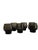 Mid-Century Modern Mid 20th Century Holmegaard Per Lütken Smoky Green Lowball Tumblers With Ribbed Pedestal – Set of 6, Mid-Century Danis For Sale - Image 3 of 17