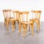 Dining Chairs in Beech from Baumann, 1950s, Set of 4 For Sale - Image 10 of 10