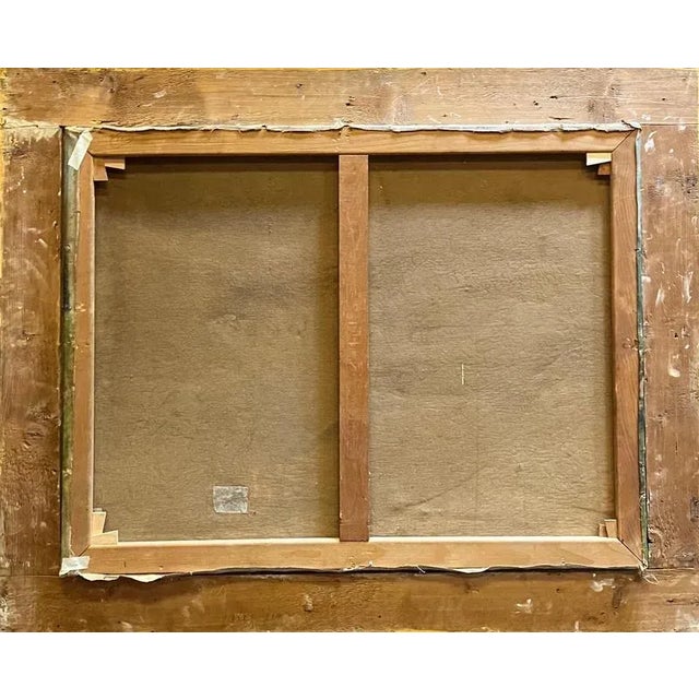 R. Luzio, Figurative Scene, Oil on Canvas, Framed For Sale - Image 18 of 18