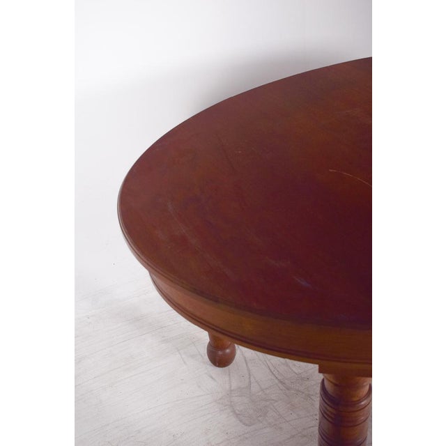 1960s Danish Oval Oak Dining Table, 1950s For Sale - Image 5 of 10