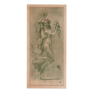Armand Rassenfosse, Dance, 1897, Lithograph on Paper For Sale
