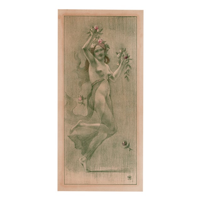 Armand Rassenfosse, Dance, 1897, Lithograph on Paper For Sale