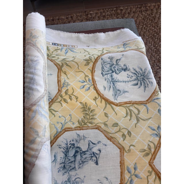 Carlton V French Linen Fabric- By the Yard For Sale In Boston - Image 6 of 7