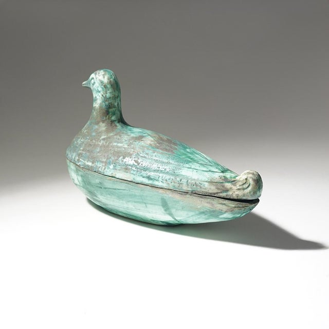 1960s Ceramic Box in the Shape of a Bird, 1960s For Sale - Image 5 of 15