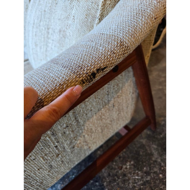 Folke Ohlsson for Dux Sweden Small Sofa Loveseat MCM Vintage 2 of 2 For Sale - Image 6 of 9