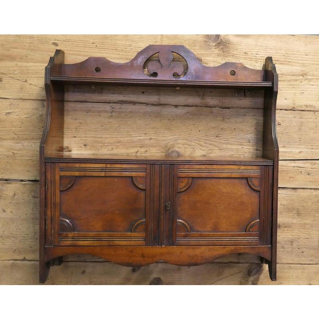 Art Deco Wall Cabinet with Shelf, 1900 For Sale - Image 4 of 8