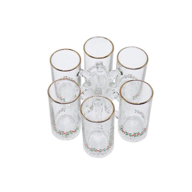 American Christmas Beer Steins - Set of 6 For Sale - Image 3 of 8