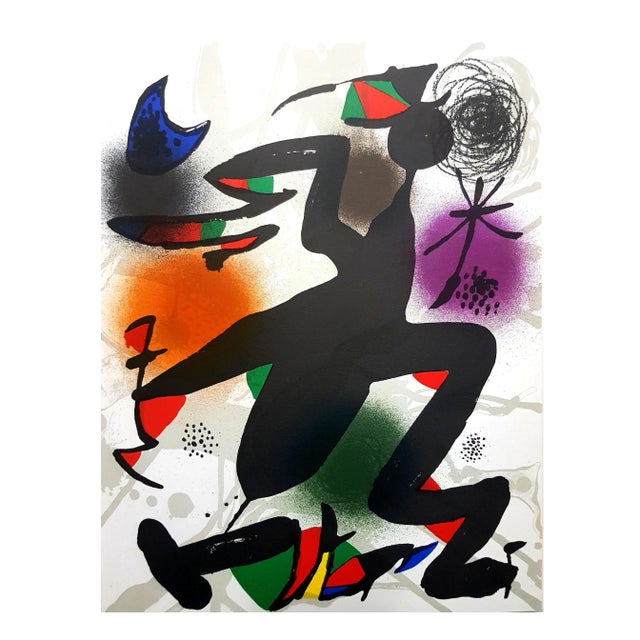 Joan Miro, 1977, Abstract Lithograph, 1977 For Sale - Image 6 of 7