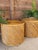 Mid-20th Century Organic Modern Refinished Pencil Rattan Drum Side Tables by Maitland-Smith-Pair For Sale - Image 11 of 12