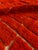 Luxury Moroccan Beni Ouarain Rug – Handmade Atlas Wool Berber Carpet – Bold Contemporary Orange Rug For Sale - Image 6 of 9