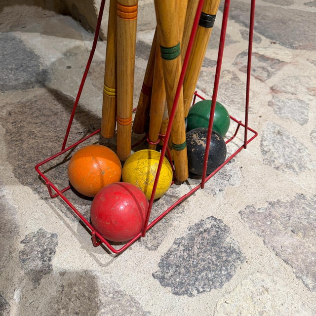 South Bend Croquet Set Mid Century Modern For Sale In San Diego - Image 6 of 13