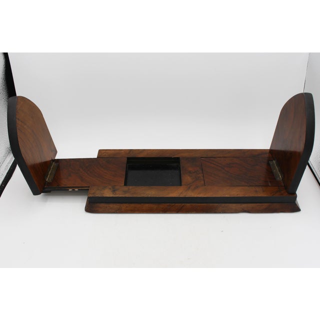 Mid 19th Century Circa 1865 English Gothic Revival Extending Bookslide For Sale - Image 5 of 10