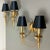 Neoclassical Italian Wall Lights in Gilt Brass by Gaetano Sciolari for Sciolari, 1960s, Set of 2 For Sale - Image 3 of 18