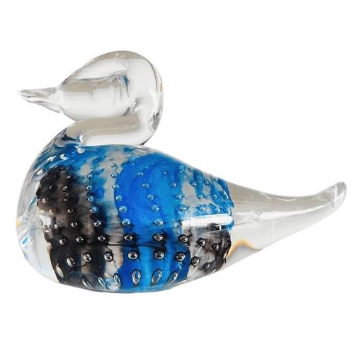 Vintage Glass Duck Figurines from FM Konstglas Ronneby, 1970s, Set of 2 For Sale - Image 5 of 12