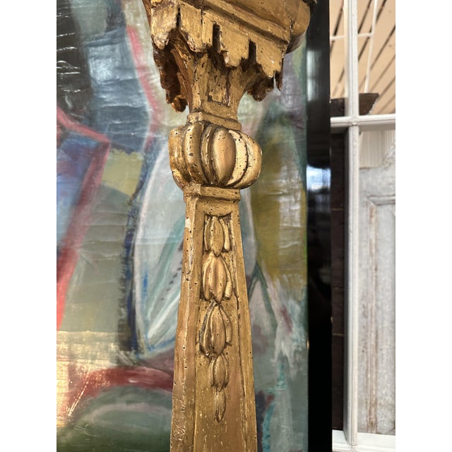 Gold Pair of Gilt Candlestick Prickets, 18th Century For Sale - Image 8 of 12