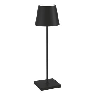Zafferano Poldina Pro Rechargeable Lamp in Black For Sale