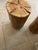 Wood Set of Three Solid Wood Stump Side Tables For Sale - Image 7 of 12