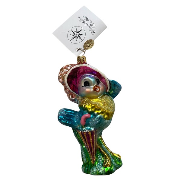 Vintage Christopher Radko “Dressed to Trill” Holiday Ornament For Sale - Image 4 of 6