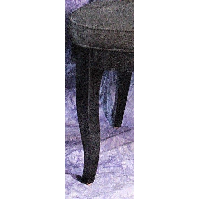 Modern Black Ultra Suede Dining Chairs Set of 4 Chairish