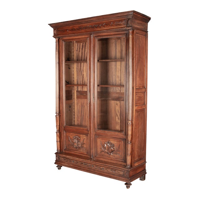 19th Century French Louis XVI Style Bibliotheque or Bookcase For Sale