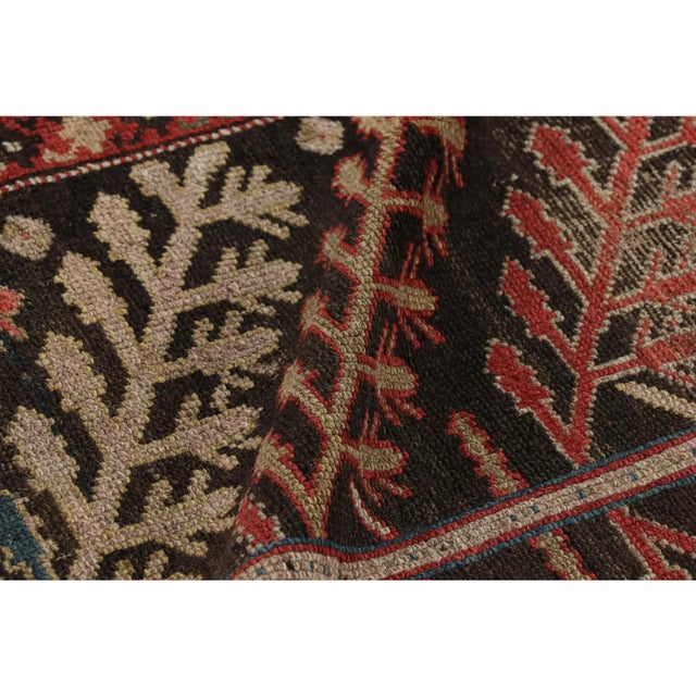 Textile Antique Persian Runner Rug With Polychromatic Floral Patterns - Rug & Kilim For Sale - Image 7 of 8