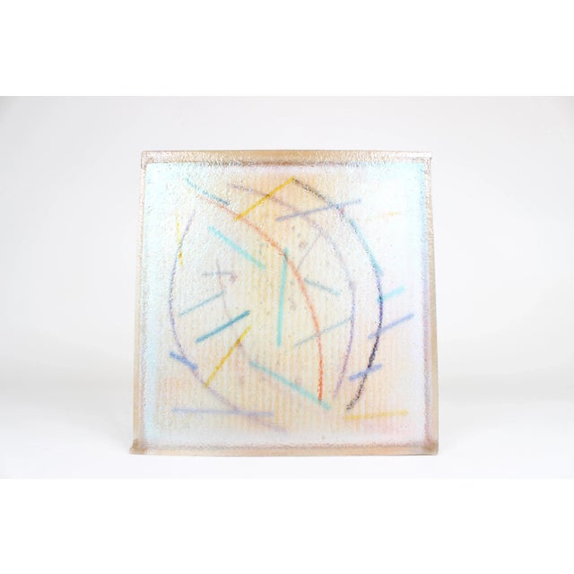 Glass Pop Art Design Block For Sale In Raleigh - Image 6 of 11