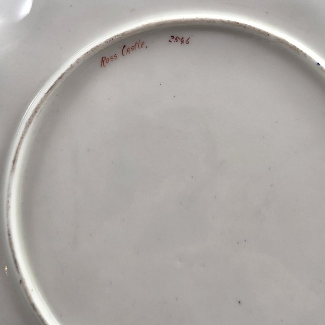 Ceramic Porcelain View Service Plates by J. J. Birbeck for Aynsley, 1888, Set of 4 For Sale - Image 7 of 18