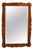 Large Biedermeier Carved and Scalloped Cherry Wood Wall Mirror, Vienna, 1850 For Sale