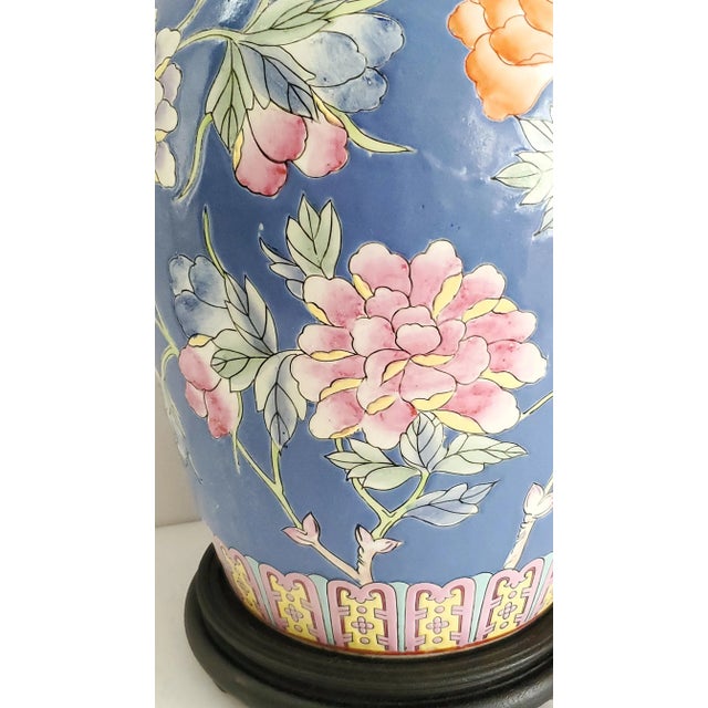 Blue Lamp Chinese Ginger Jar For Sale - Image 8 of 12