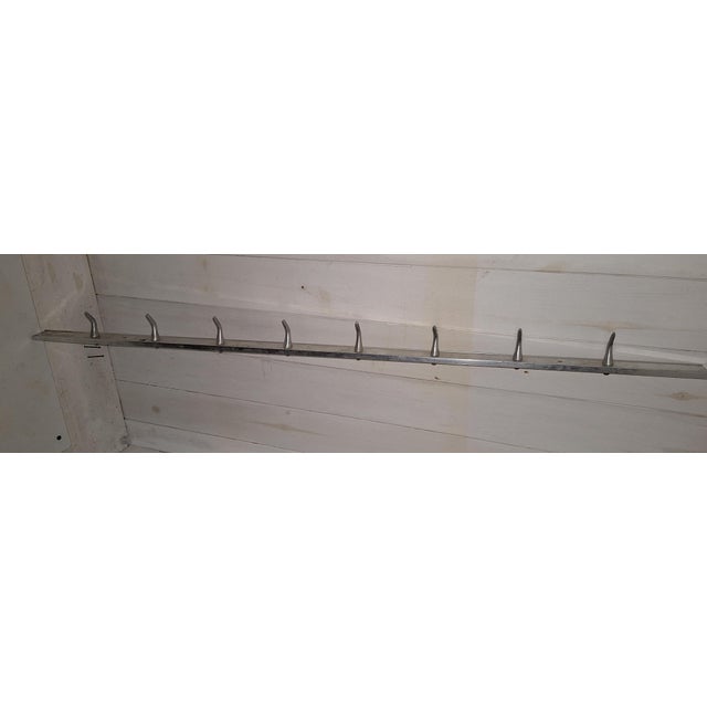 Vintage Industrial Coat Rack in Aluminum, 1970s For Sale - Image 6 of 7
