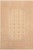 Shabby Chic Tan/Red Wool Rug - 6'2'' X 9'3'' For Sale - Image 10 of 10