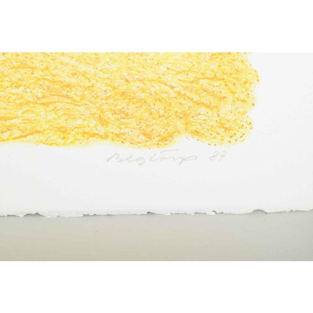 1980s Kristian Begtorp, Lyrical Abstract Landscape, 1987, Color Lithograph For Sale - Image 5 of 6
