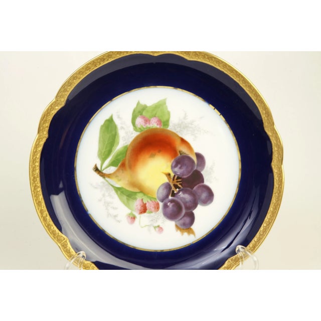 Rosenthal Rosenthal Early 20thC Hand-Painted Dessert Plates, Germany - Set of 3 For Sale - Image 4 of 6