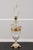 1980s Pair Sunning Italian Brass & Crystal Urn Style Table Lamps For Sale - Image 4 of 16
